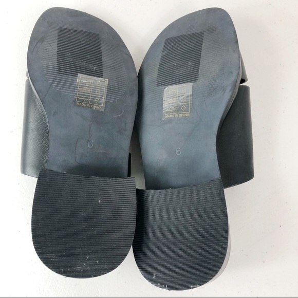 Grey City Black Sandals Size 6 M - Picture 8 of 8